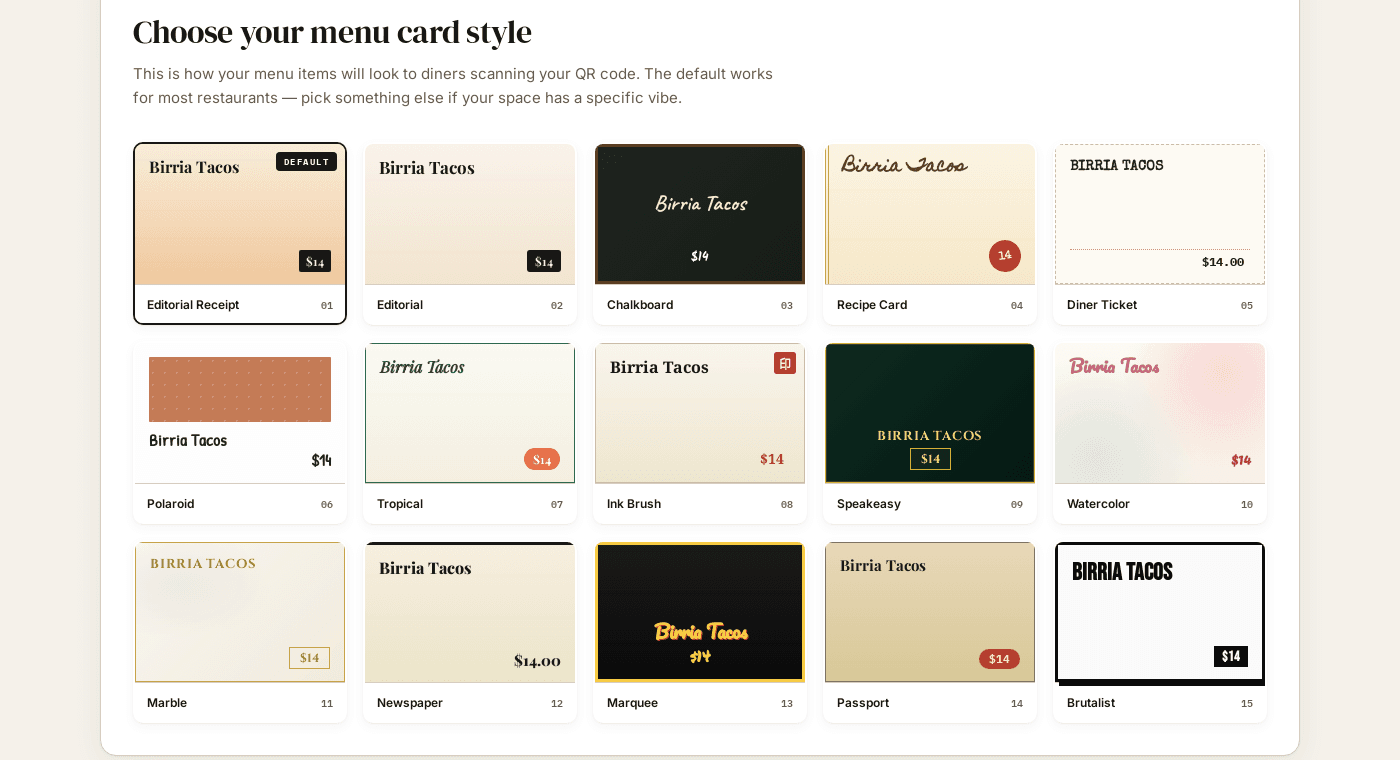 PicMenu — preview